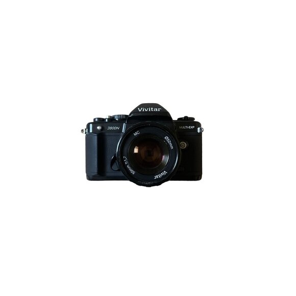 Vivitar Other - Vivitar 3800N with 50mm Lens SLR Camera *missing straps* No Batteries